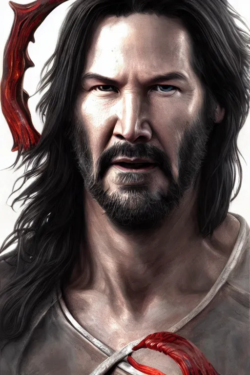 Prompt: ultra realistic illustration, hulking herculean keanu reeves as a rogue pirate thief from baldurs gate and diablo, intricate from baldurs gate, elegant, highly detailed, digital painting, artstation, concept art, smooth, sharp focus, illustration, art by artgerm and greg rutkowski and alphonse mucha