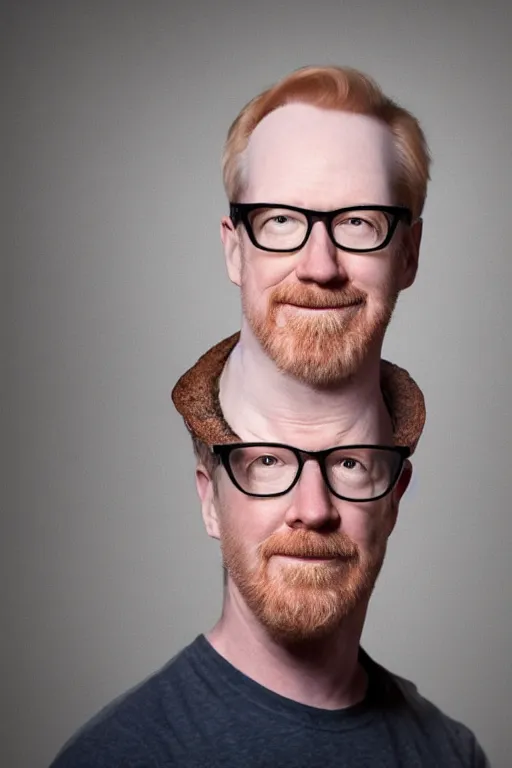 Image similar to 📷 portrait of adam savage the sandwich, sandwich human hybrid, still image, dynamic lighting, 4 k