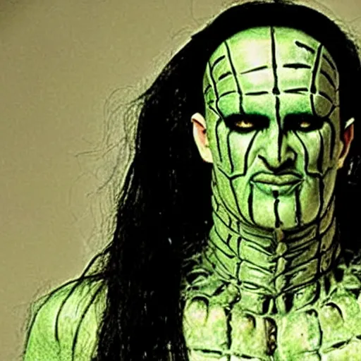 Prompt: peter steele as pinhead from hellraiser