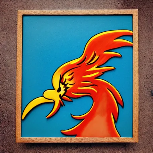 Image similar to kawaii phoenix portrait