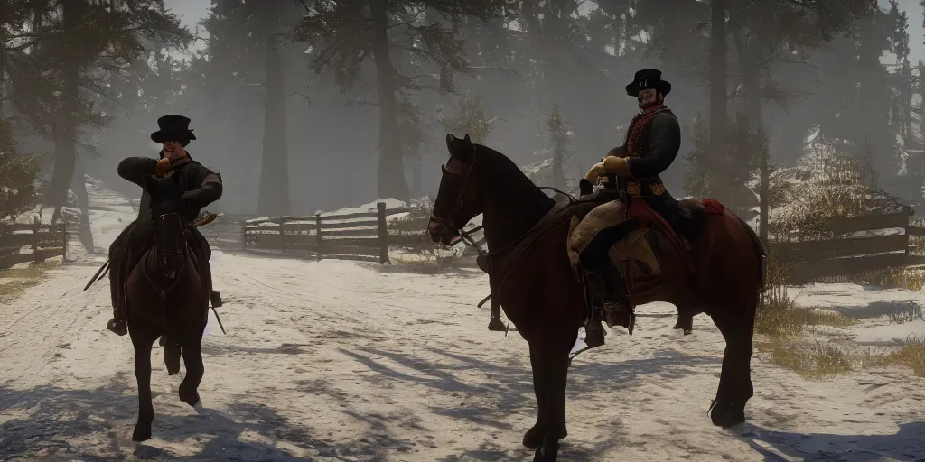 Prompt: spanush king, king charles ii in rdr 2,, 8 k resolution