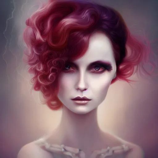 Image similar to of a surreal Portrait inspired by Natalie Shau,Charlie bowater,Anna Dittman,cinematic