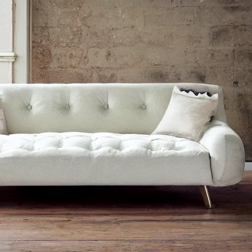 Prompt: oyster sofa