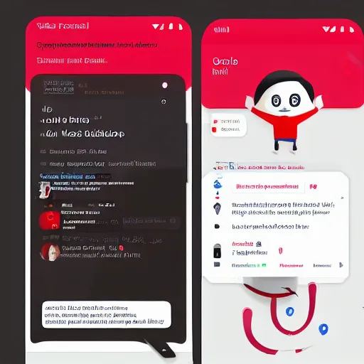 Image similar to twilio personified meeting google personified, game concept design