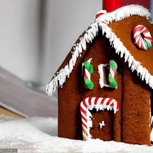 Image similar to gingerbread house arson scene, high resolution news photo, no ( ( ( ( ( ( ( ( ( ( ( ( ( ( ( ( ( ( ( ( watermark ) ) ) ) ) ) ) ) ) ) ) ) ) ) ) ) ) ) ) )