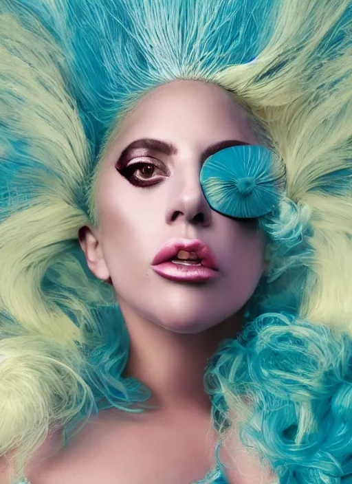 Image similar to lady gaga photoshoot artpop disney princess, magazine, fairytale, Highly realistic. High resolution. Highly detailed. Dramatic. 8k.4k.