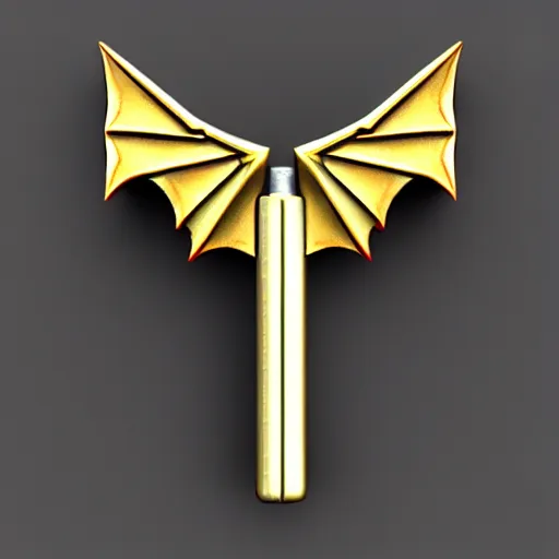 Image similar to a metal key for the cage, 3d game object, dragon shape, rpg game inventory item, low poly