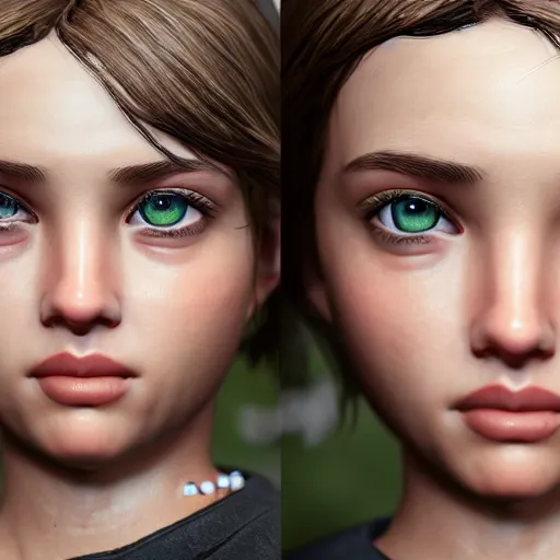 Image similar to fine details portrait of girl Hyper-realistic, 4K, Unreal Engine, Highly Detailed