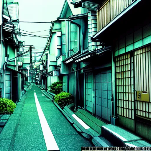 Image similar to anime tokyo residential quiet street scenery only wallpaper aesthetic