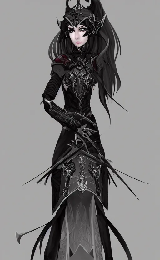 Prompt: Concept art, Alchemy Imperial Princess knight gothic girl, artstation trending, highly detailded