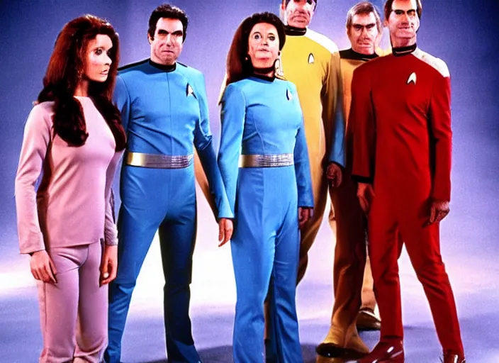 Image similar to a still from a 1 9 8 0 s sci - fi tv show, star trek the next generation, babylon 5, quantum leap,