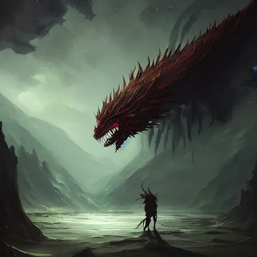 Prompt: a beautiful painting of an epic fantasy sad fat dragon, oil painting, Tooth Wu, Greg Rutkowski, RPG portrait, dynamic lighting, fantasy art,High contrast, depth of field