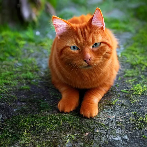 Image similar to ginger cat. unreal engine