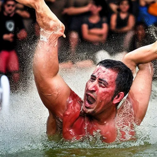 Image similar to turkish oil wrestling