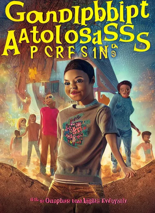 Prompt: goosebumps among us book cover