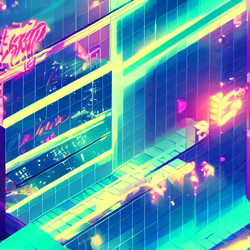 Image similar to chill lofi background, retrowave, hyper detailed, hq