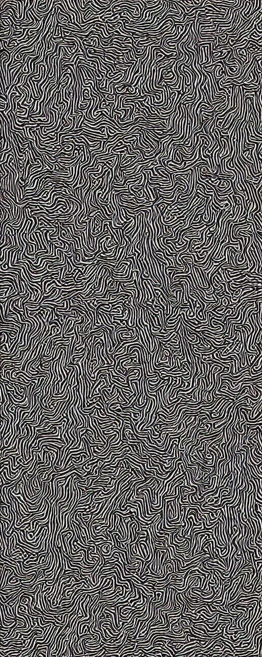 Prompt: cell shaded stereogram illusion