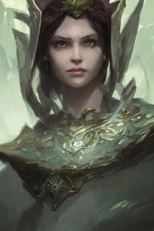 Prompt: dungeons and dragons elf cleric character closeup portrait, dramatic light, epic forest background, 2 0 0 mm focal length, painted by stanley lau, painted by greg rutkowski, painted by stanley artgerm, digital art, trending on artstation