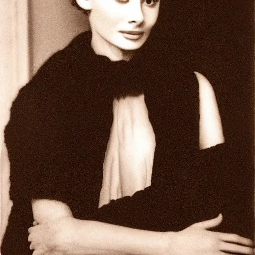 Image similar to audrey hepburn art by auguste rodin