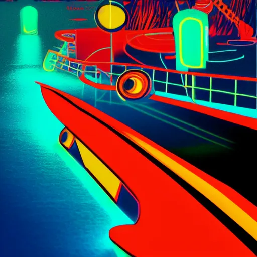 Image similar to skate in ocean. pop art, no duplicate image, glowing lights, ultra details, digital painting, artstation, concept art, smooth, sharp focus, illustration, intecrate details, art by richard hamilton and mimmo rottela, pixels art by kirokaze and paul robertson, dall e 2 rendered - h 7 6 8