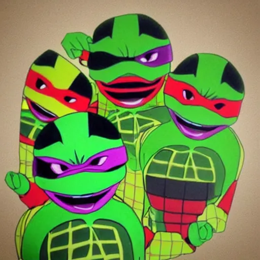 Image similar to teenage mutant ninja turtles