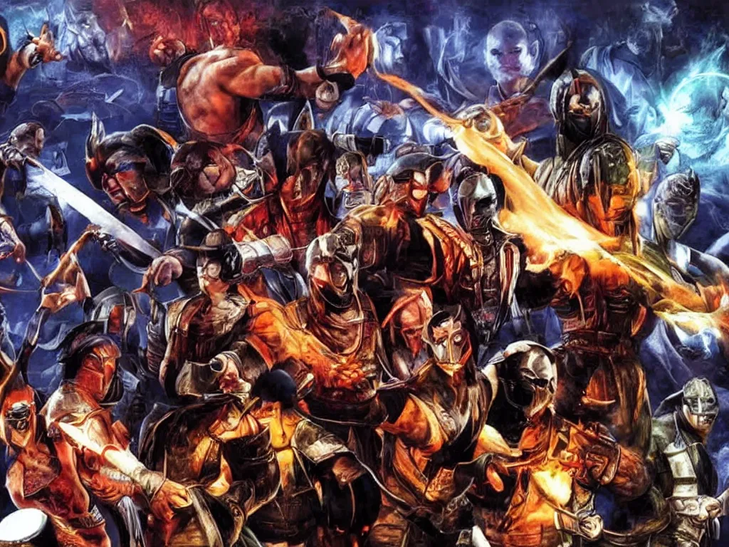 Prompt: Mortal Kombat Conquest TV Series