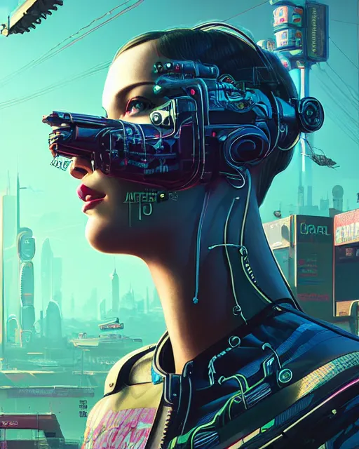 Prompt: portrait, mechanical, cyberpunk 2 0 7 7, highly detailed, award winning, dan hillier, cell shading, 8 k, ray tracing, ambient occlusion, vector art, mystical transcend ascension dreamy, stan stalenhag, exobiology, futurecore, blade runner, dinosaur bones, trending on artstation