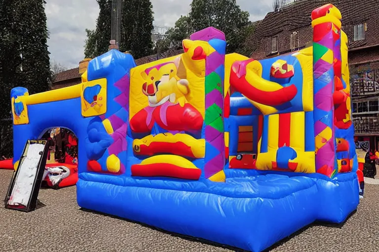 Image similar to rammstein bouncy castle