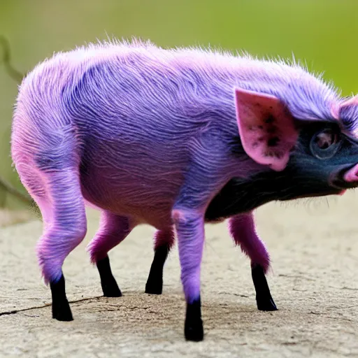 Image similar to spider pig chimera