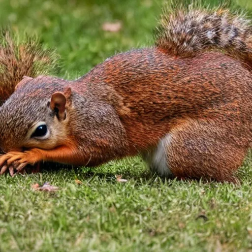 Image similar to splooting squirrels