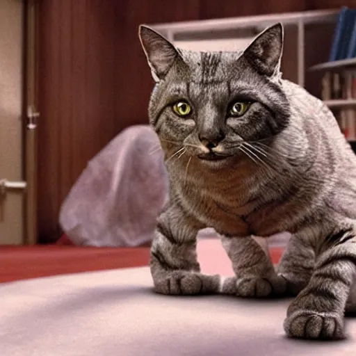 Image similar to hillary clinton as old deuteronomy, a human - cat hybrid, in the movie cats ( 2 0 1 9 )