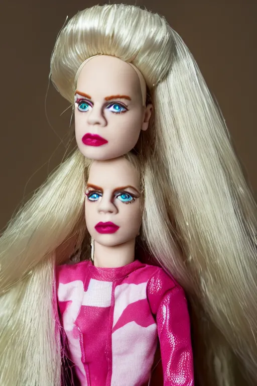 Image similar to genesis p - orridge barbie doll, highly detailed photograph, 8 k