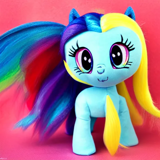 Image similar to a c'thulhu my little pony doll, product shot