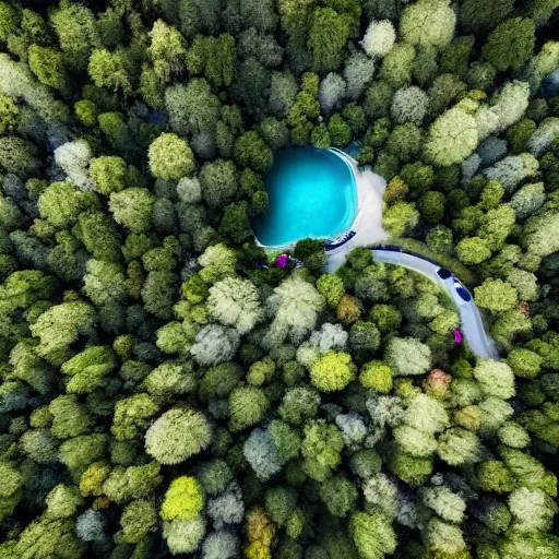 Image similar to a beautiful drone shot