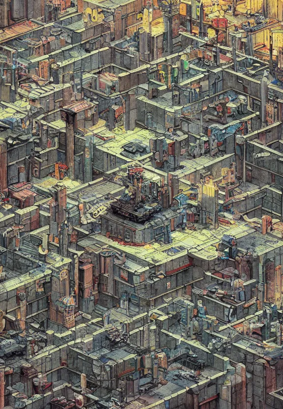 Prompt: [Underground city with checkered!! flags, brutalism! and little mushrooms. Propaganda!!! poster!!!!!, elegant, highly detailed, digital painting, artstation, concept art, matte, sharp focus, illustration, art by Enki Bilal and Moebius]