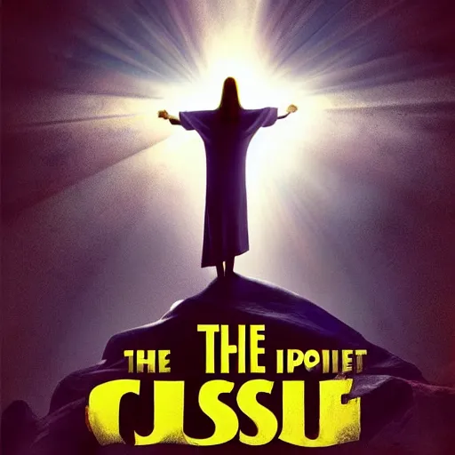 Image similar to “The incredible poster for Jesus Part 2: the silly slappening, universal pictures, 4K”