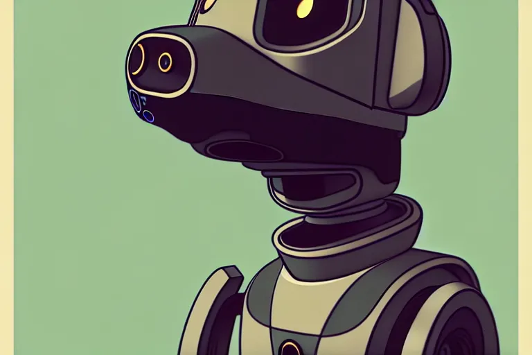 Image similar to a ( ( ( ( ( ( ( robot dog ) ) ) ) ) ) ) illustration by aaron miller!!!!!