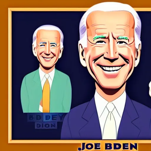 Image similar to joe biden charicature by disney pixar