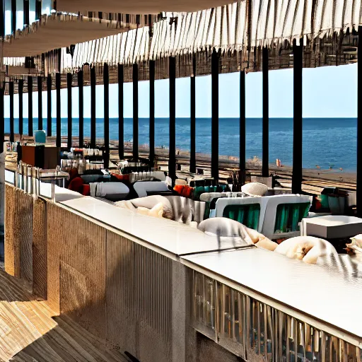 Beach Concept  Concept Design, restaurant de plage démontable