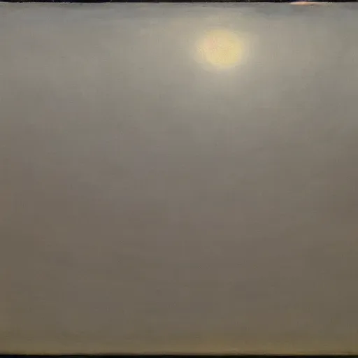 Image similar to the abstract painting'arctic void ', by caspar david friedrich, by rothko