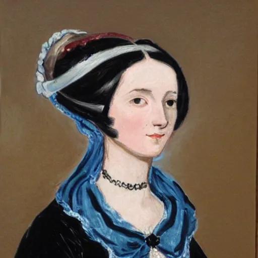 Prompt: portrait painting of Ada Lovelace