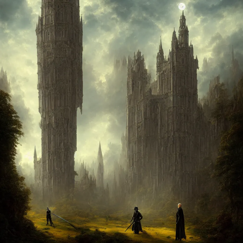 Image similar to a beautiful digital illustration painting of a detailed gothic fantasy kevin rudd knight, by benoit b. mandelbrot, steven belledin, martin johnson heade, lee madgwick, caspar david friedrich, and david rios ferreira. 8 k resolution trending on artstation concept art digital illustration