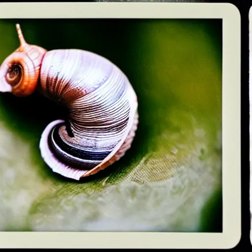 Image similar to snail polaroid