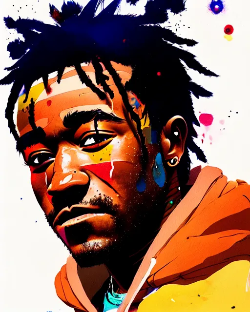 Prompt: a ultradetailed beautiful panting of lil uzi vert, by conrad roset, greg rutkowski and makoto shinkai, trending on artstation