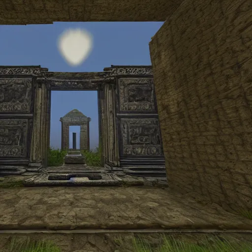 Image similar to a lost temple, made in source engine