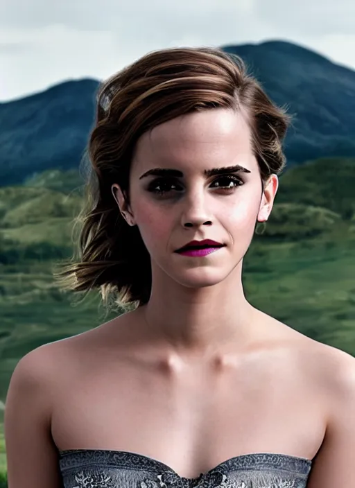 Image similar to Emma Watson for Victorian Secret, perfect face, hot summertime, full length shot, XF IQ4, 150MP, 50mm, f/1.4, ISO 200, 1/160s, natural light, Adobe Photoshop, Adobe Lightroom, DxO Photolab, Corel PaintShop Pro, rule of thirds, symmetrical balance, depth layering, polarizing filter, Sense of Depth, AI enhanced