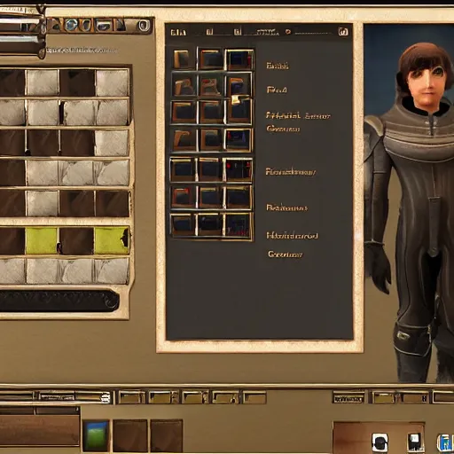 Image similar to oblivion character creator