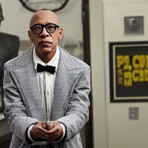 Prompt: Gus Fring as Professor X in a new X-Men movie