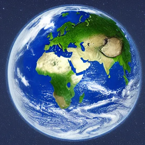 Image similar to flat earth