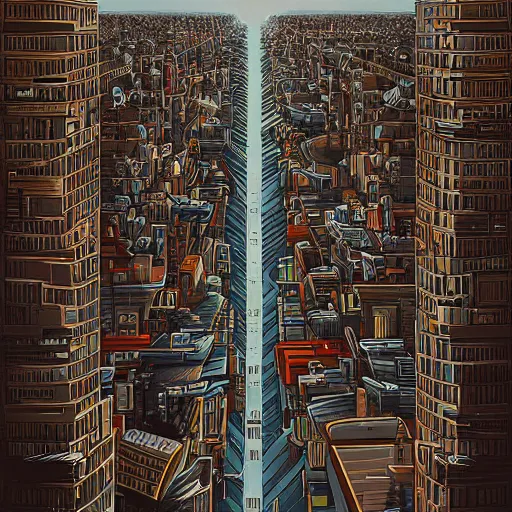 Image similar to retrofuturistic city by Jeffrey Smith